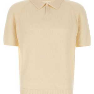 Bouclé polo shirt