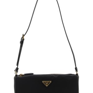 Triangle logo shoulder bag
