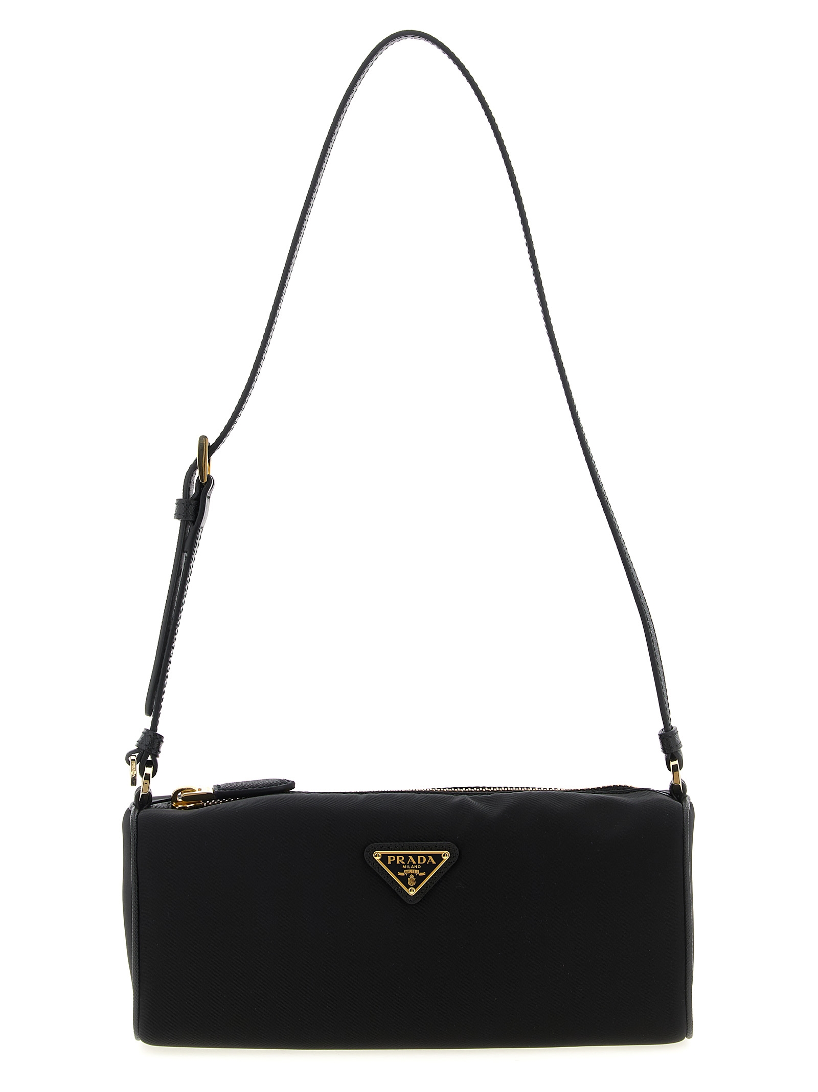 Triangle logo shoulder bag
