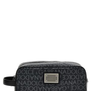 Leather toiletry bag