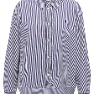 Striped and logo shirt