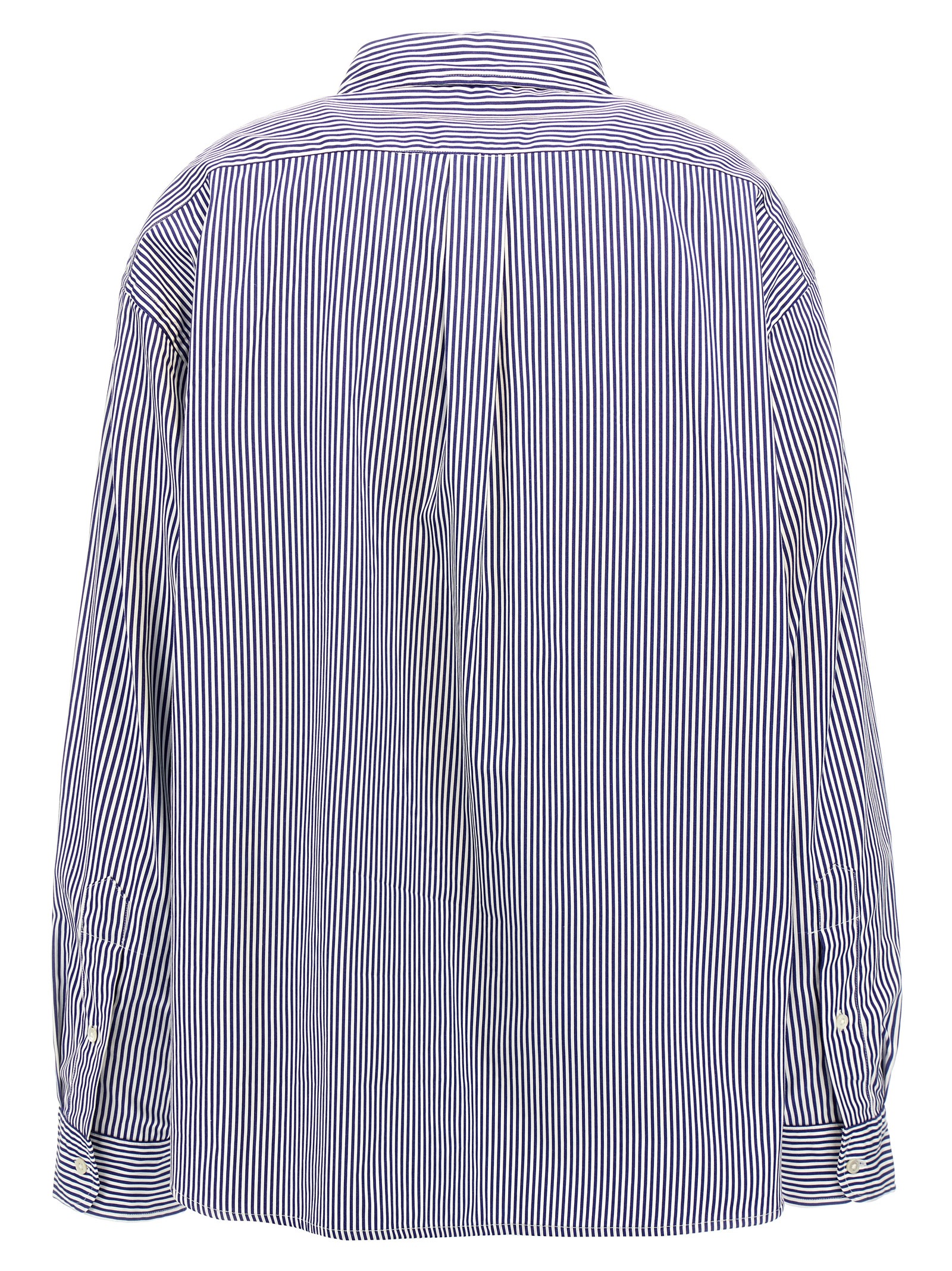 Striped and logo shirt - immagine 2