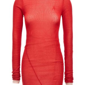 Two-material minidress