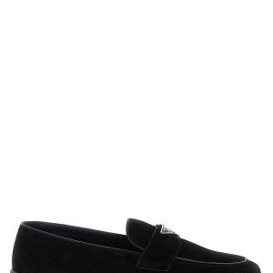 Suede loafers