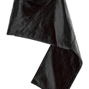 'Fold Vinyl Mini' skirt