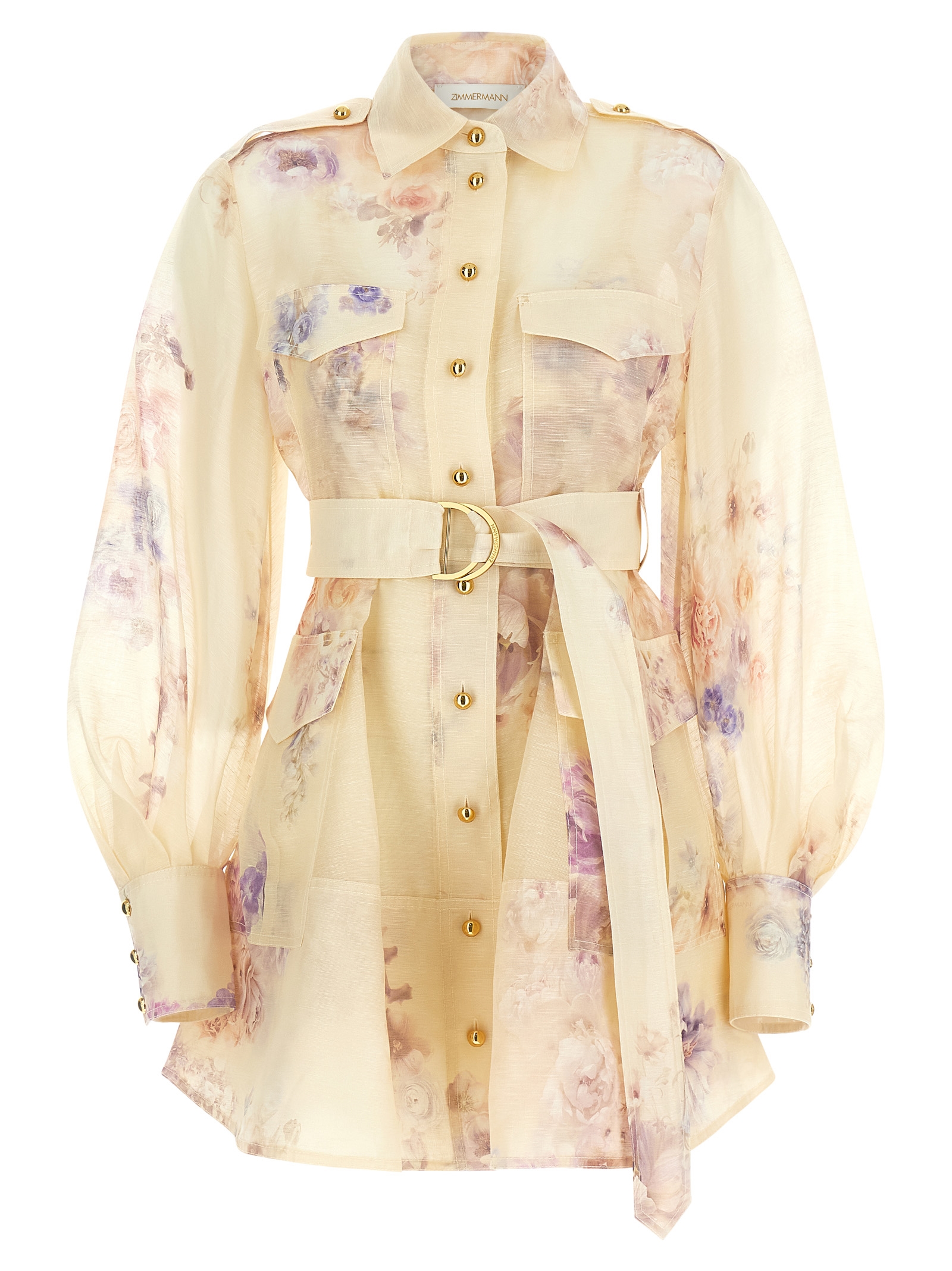 'Hypnotic Utility Mini' dress