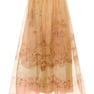 'Hypnotic Organza Maxi' skirt