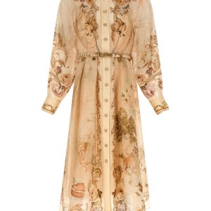 'Memento Buttoned Midi' dress