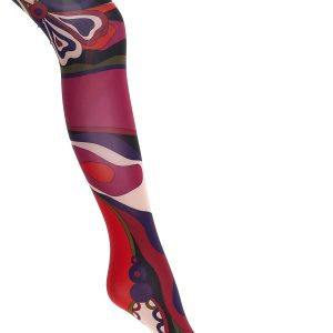 Patterned printed tights