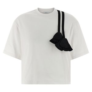 Floral insert t-shirt