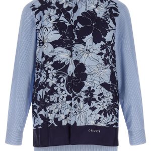 Floral silk shirt