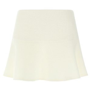 Bouclé wool skirt