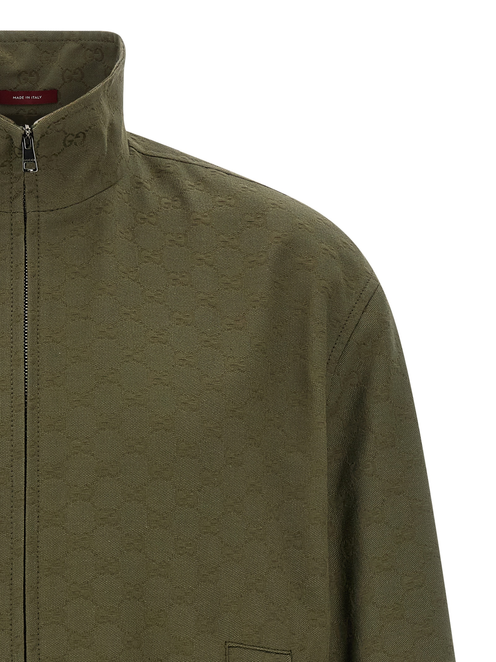 GG fabric bomber jacket - immagine 3