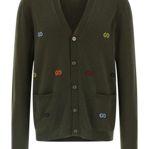 GG intarsia cardigan