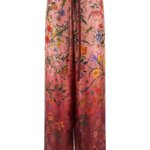 'Flora' print pants