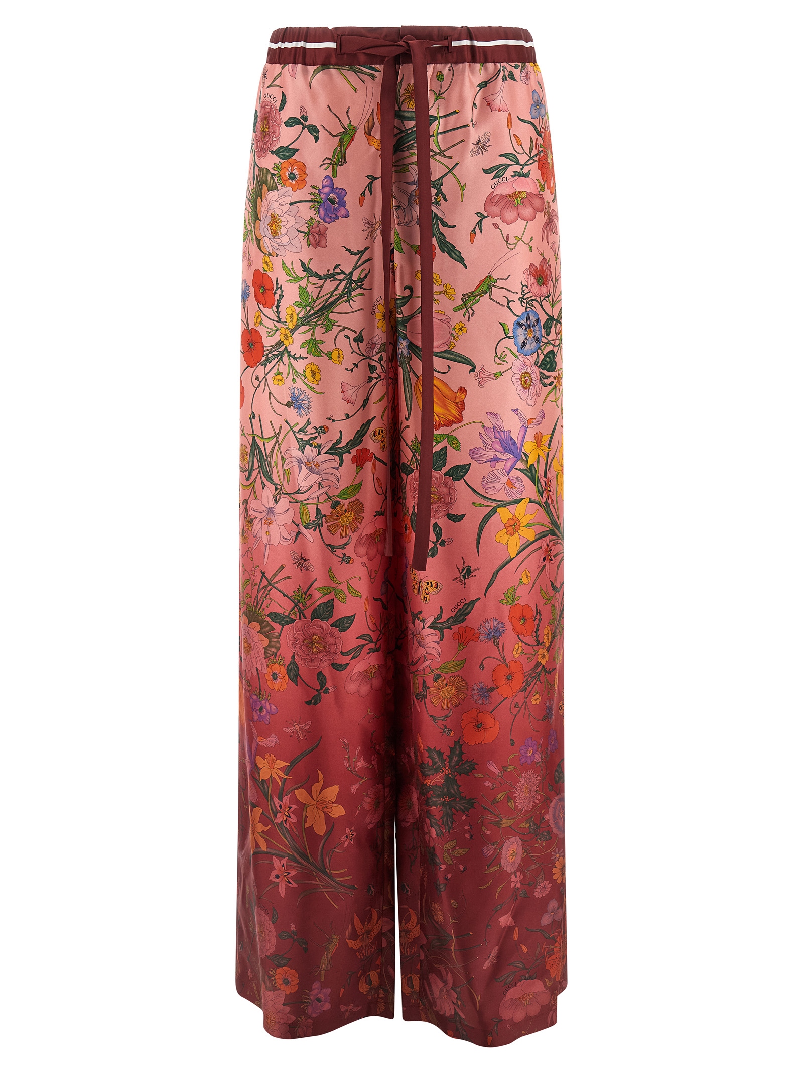 'Flora' print pants