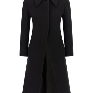 Wool and cashmere coat