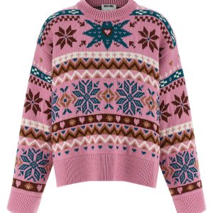 Intarsia wool sweater
