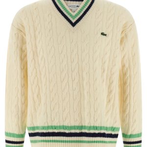 Braided wool sweater