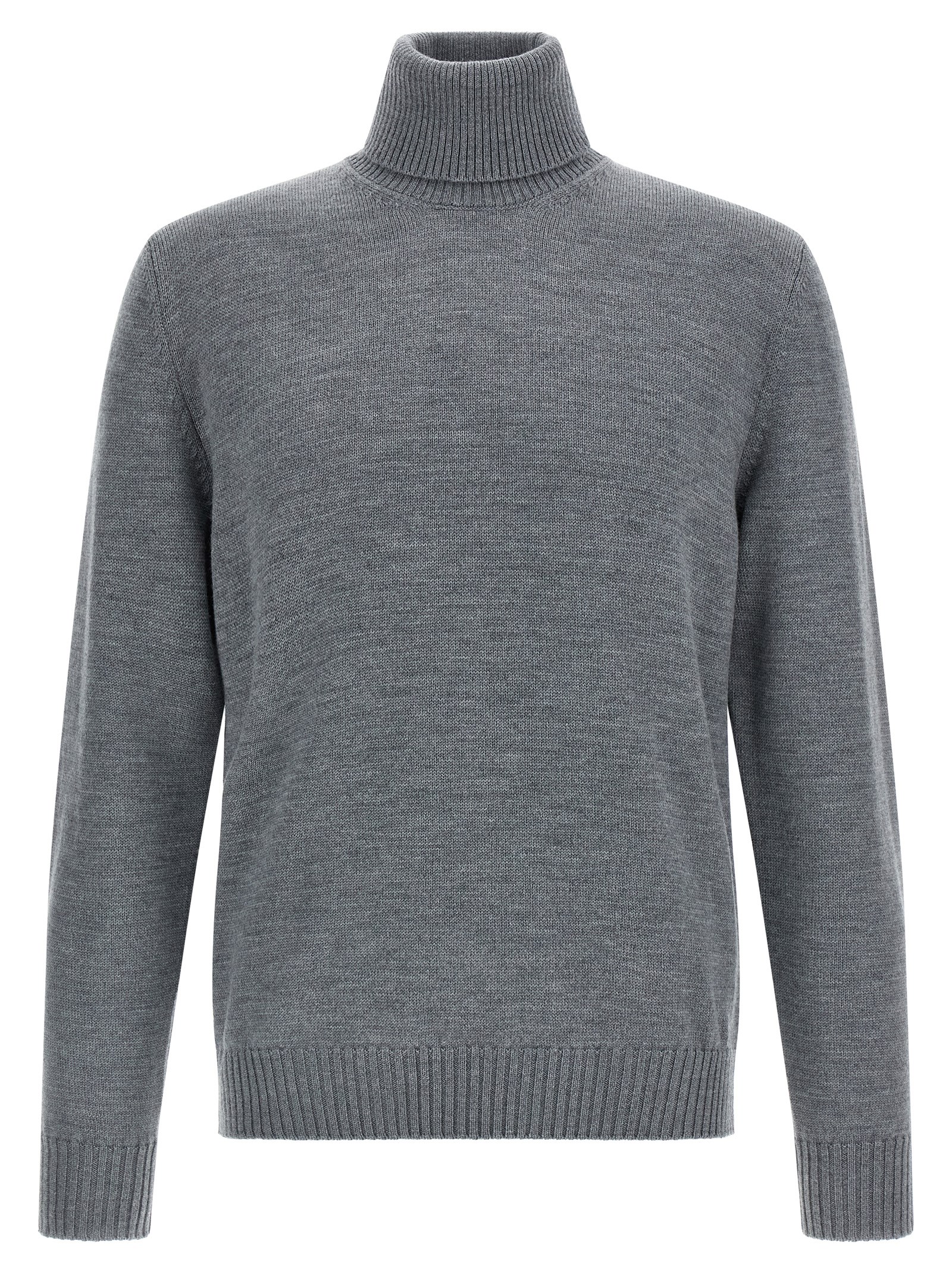Wool turtleneck sweater