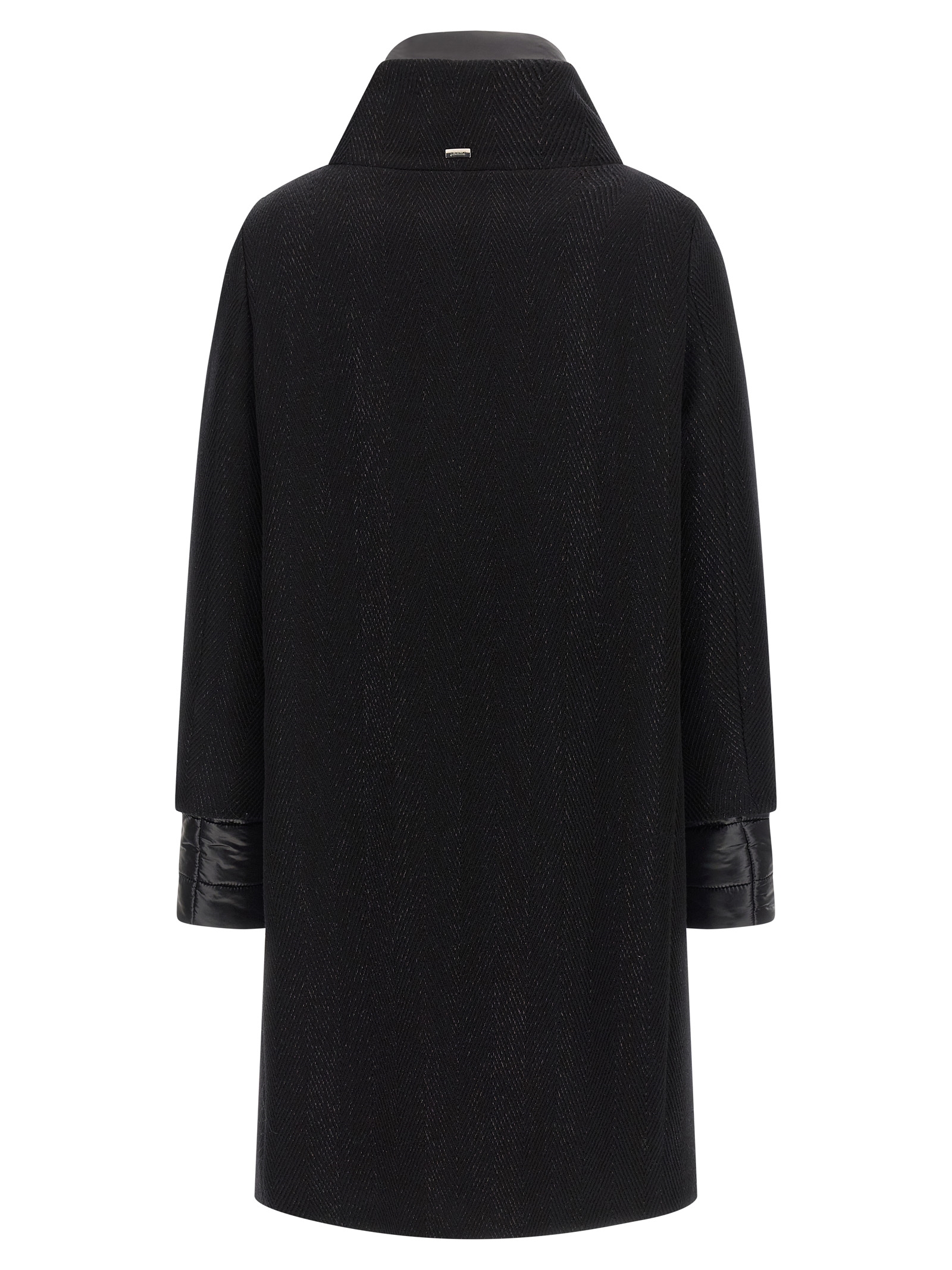 Lamé thread and wool coat - immagine 2