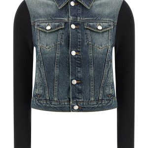 'Hybrid Rib Denim' jacket
