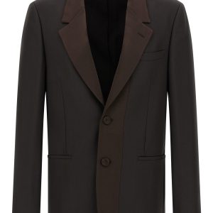 Crepe wool blazer
