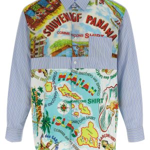 Patterned inserts shirt