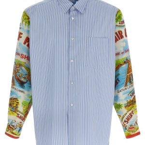 Patterned sleeve shirt