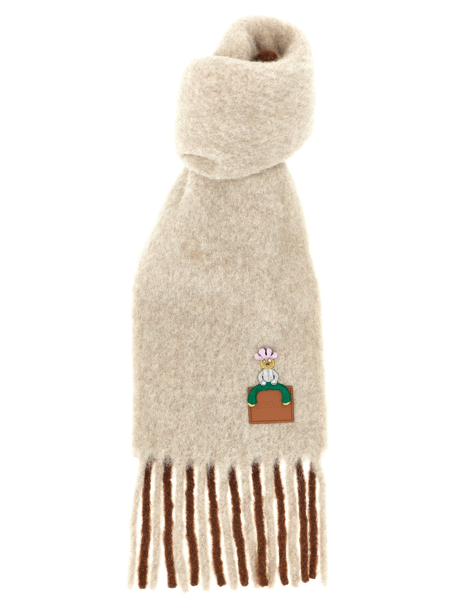 'Acrobat' double-face scarf