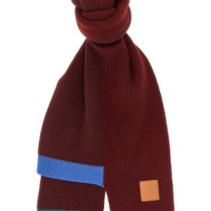 Wool asymmetrical scarf