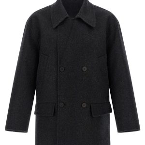 Felt wool coat