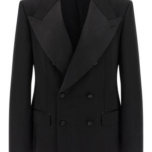 Tailored double-breasted blazer