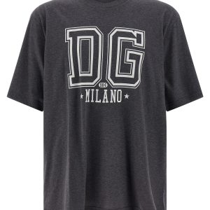 Flocked print T-shirt