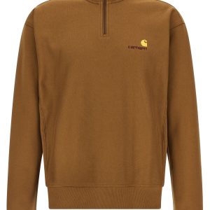 'Half zip American Script sweat' sweatshirt