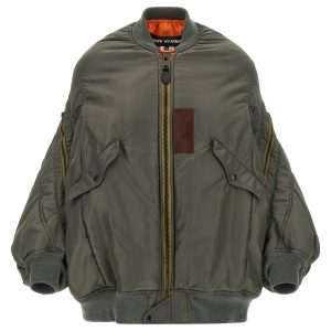 Nylon bomber jacket