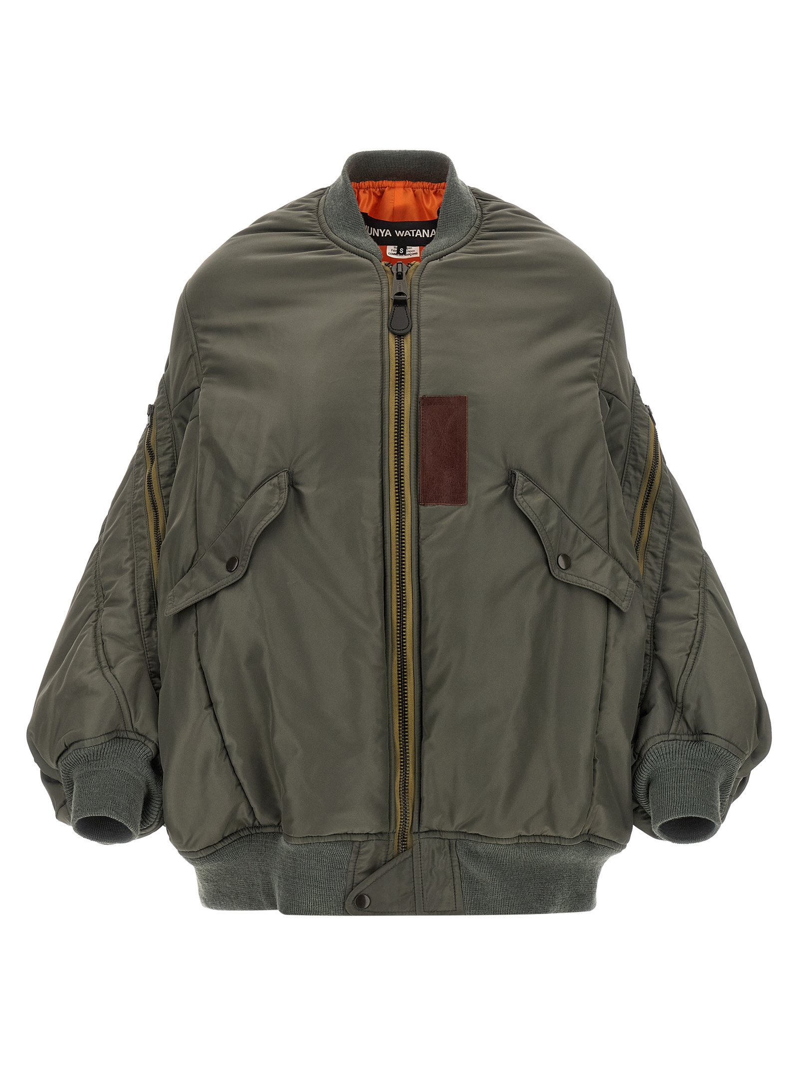 Nylon bomber jacket