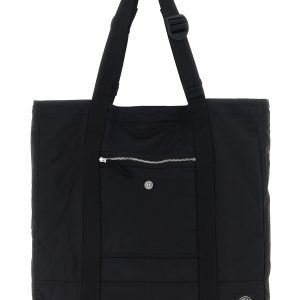 Logo patch shopping bag