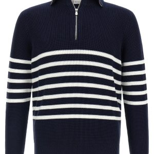 English half-ribbed sweater