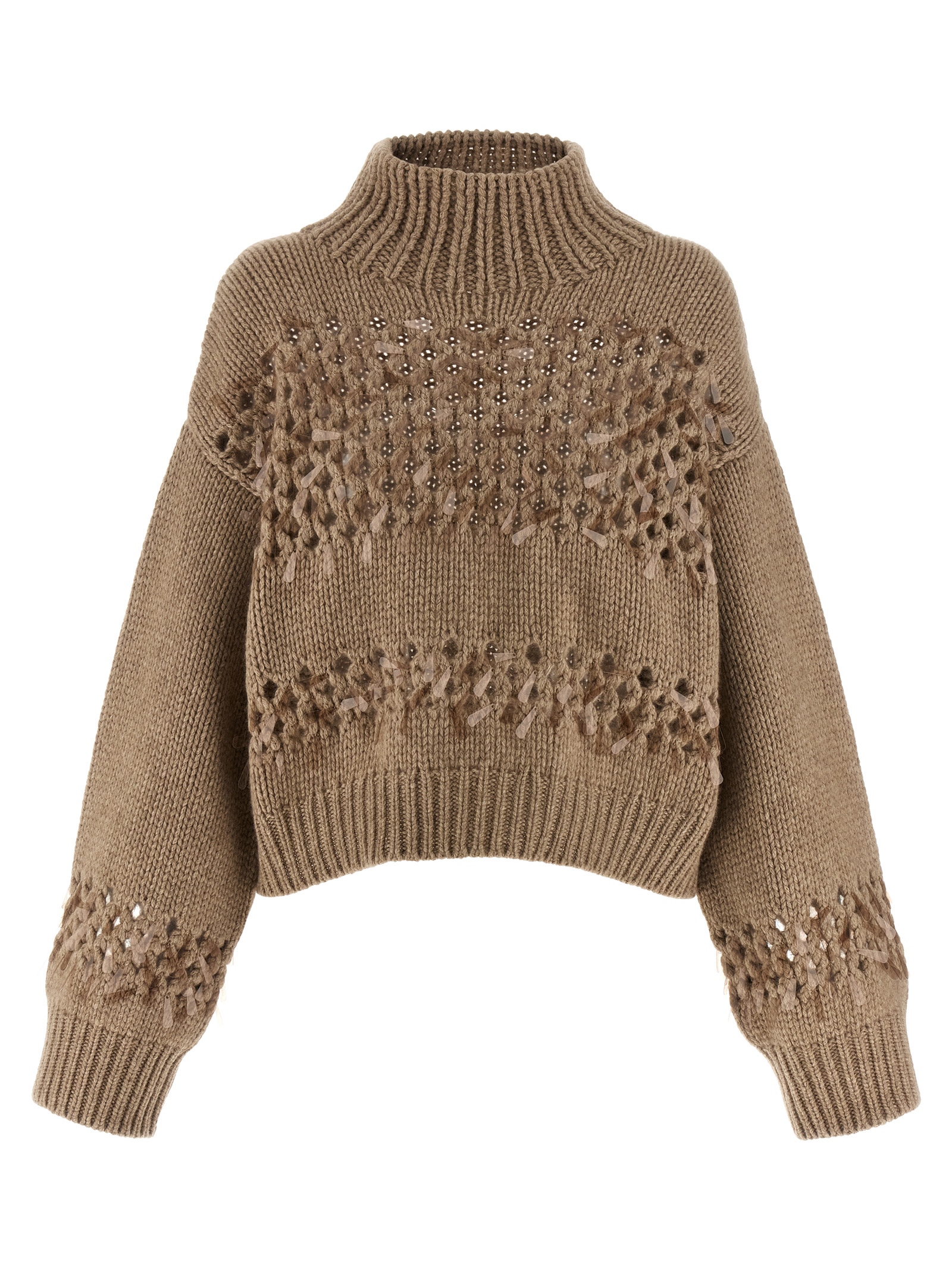 Drop sequin sweater
