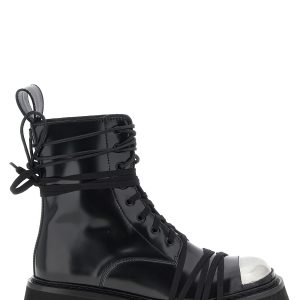 'Combat' combat boots