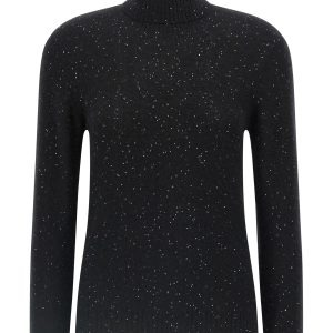 Sequin turtleneck sweater