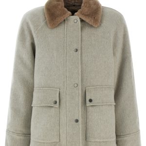 Sheepskin insert jacket