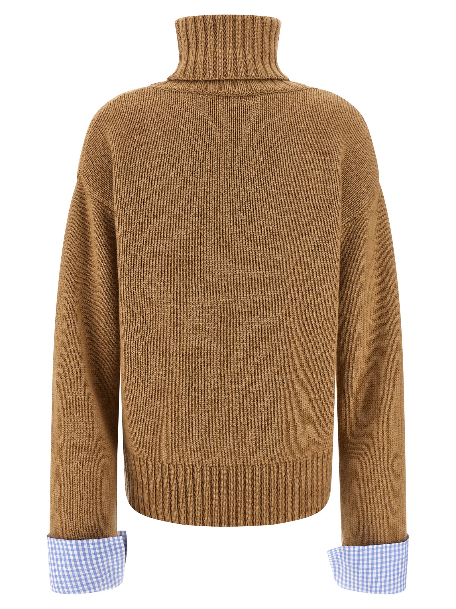 Vichy cuffs sweater - immagine 2