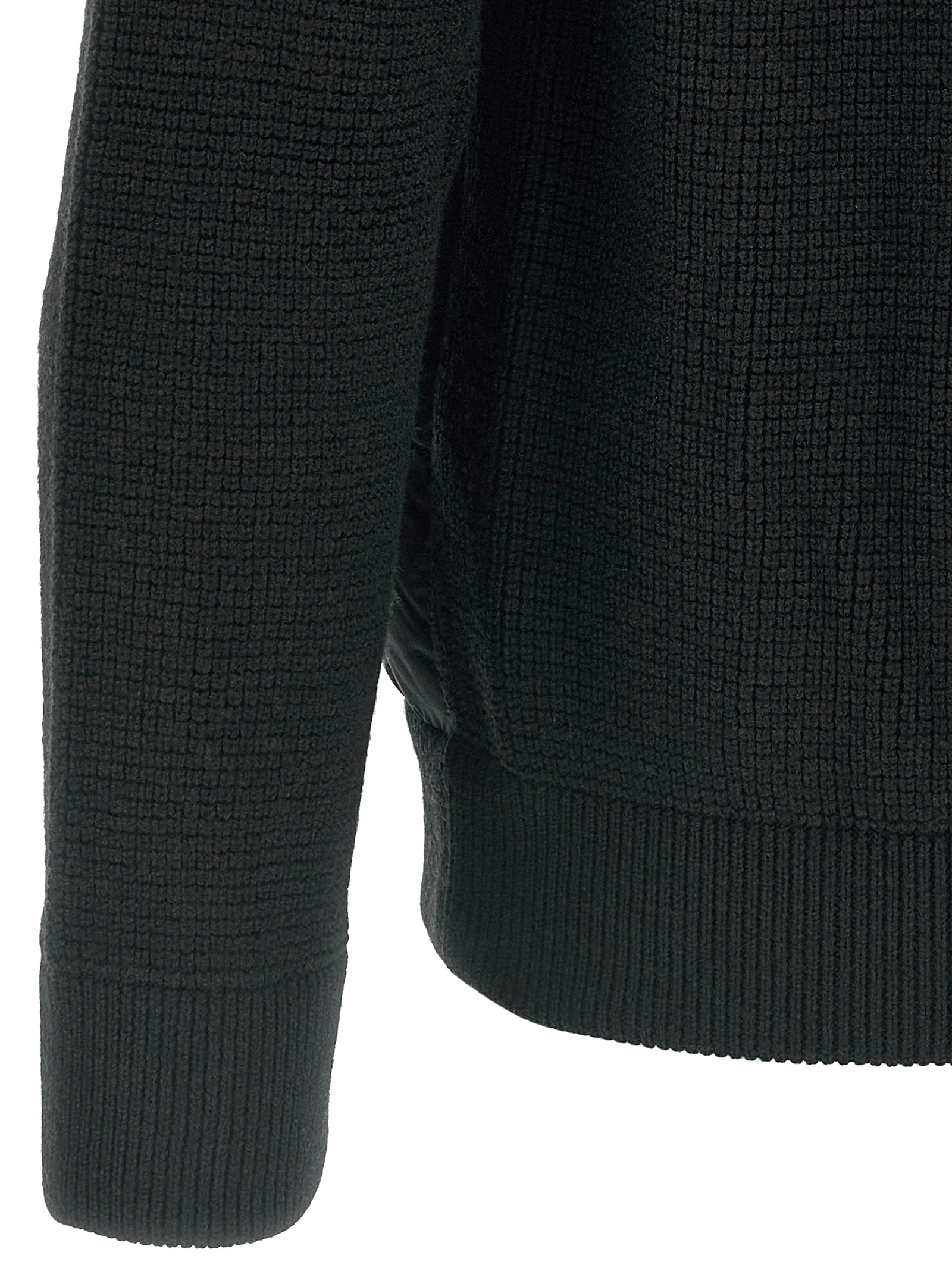 Bi-material down jacket - immagine 4