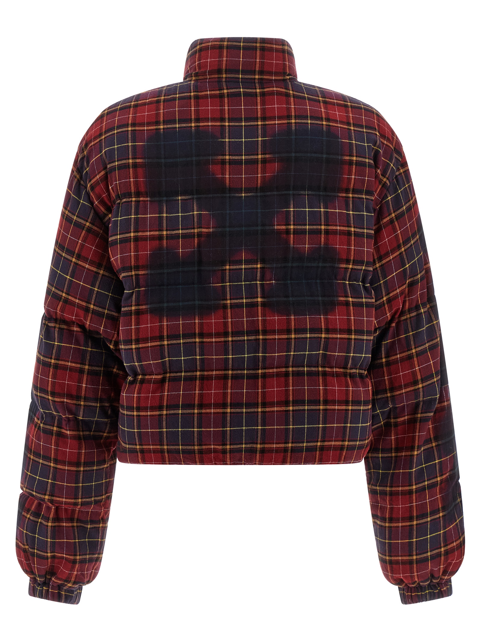 'Check Flan Arrow Spray' down jacket - immagine 2