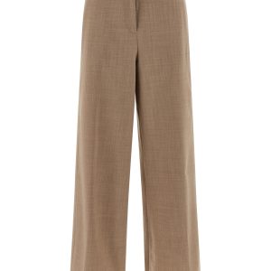 Mélange wool pants