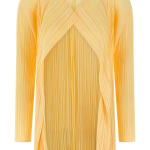 'Mellow Pleats' cardigan