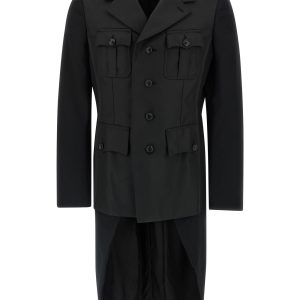 Double layer blazer jacket