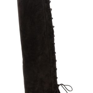 'Jane Fold Over Lace Up' boots